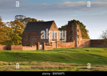 Bradgate Park ; Leicestershire ; ruines Bradgate House Banque D'Images