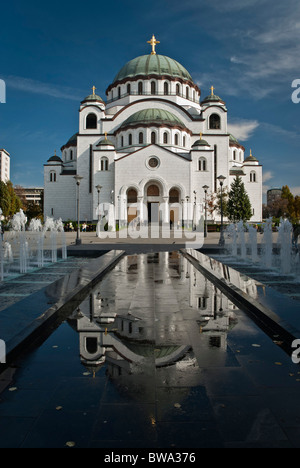Cathédrale de Saint Sava, Belgrade, Serbie, Europe. Banque D'Images