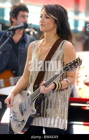 NBC Today Show Concert avec KT Tunstall Banque D'Images