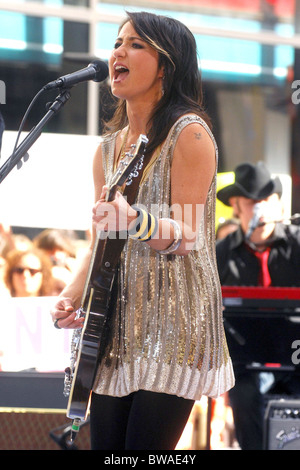 NBC Today Show Concert avec KT Tunstall Banque D'Images