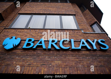 Signe de la Barclays Bank. Banque D'Images