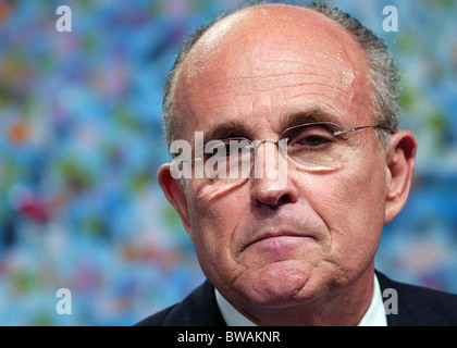 Rudy Giuliani 2008 Levée de fonds de la campagne présidentielle Banque D'Images