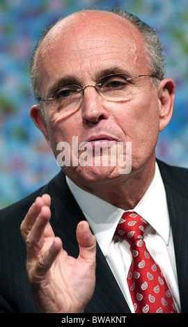 Rudy Giuliani 2008 Levée de fonds de la campagne présidentielle Banque D'Images