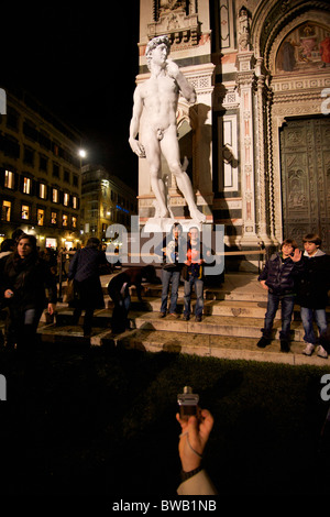 David La forza della bellezza. Réalisée à Florence pour FLORENCE2010. La semaine internationale des événements culturels. Banque D'Images