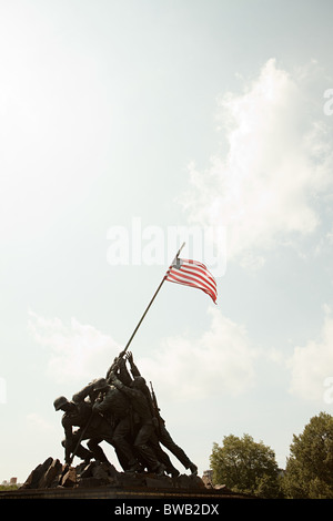 Marine Corps War Memorial, Arlington, Virginia, USA Banque D'Images