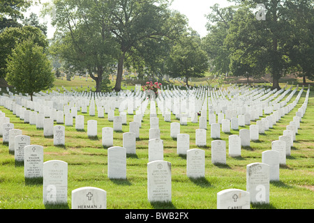 Le Cimetière National d'Arlington, Virginie, États-Unis Banque D'Images