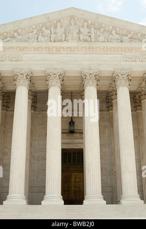 Bâtiment de la Cour suprême des États-Unis, Washington DC, USA Banque D'Images