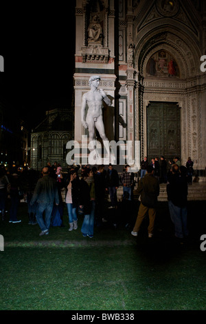 David La forza della bellezza. Réalisée à Florence pour FLORENCE2010. La semaine internationale des événements culturels. Banque D'Images