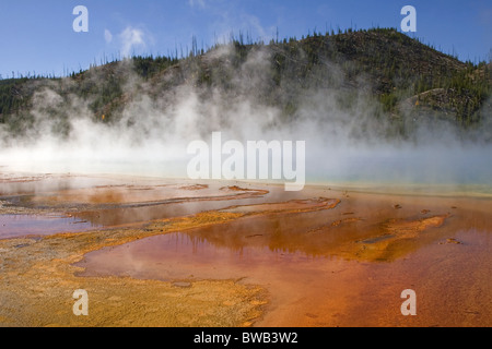 Grand Prismatic Spring Yellowstone Banque D'Images