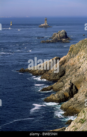 France, Bretagne (Bretagne), Finistère, Pointe du raz Banque D'Images