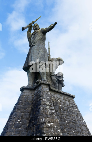 La guerre d'indépendance militaire commémorative à Shankhill Memorial Cross, Elphin, comté de Roscommon, Irlande Banque D'Images