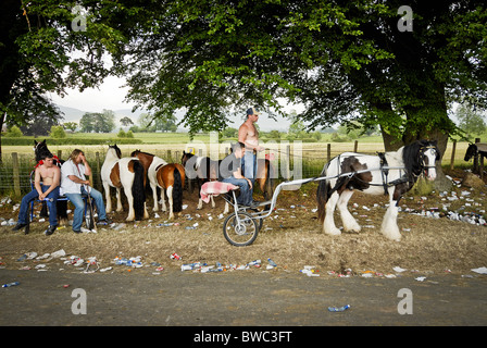 Foire aux chevaux Appleby Westmorland, Cumbria, Royaume-Uni Banque D'Images