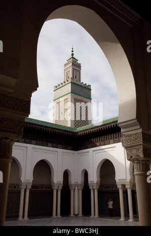 Grande Mosquée de Paris "Grande Mosquée de Paris, dans le 5ème arrondissement de Paris, Ille de France, image prise à l'automne 2010 Banque D'Images