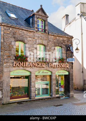 Boulangerie Pâtisserie à l'ancienne boutique en France Europe Banque D'Images