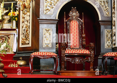 Cathédrale gothique de Ss. Stanislav et Vaclav. Swidnica, Basse Silésie, Pologne. Banque D'Images