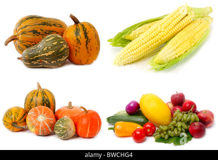 Collection de grâce de fruits et légumes Banque D'Images