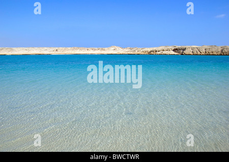 Seascape et magnifique paysage désertique. La beauté dans la nature. Banque D'Images