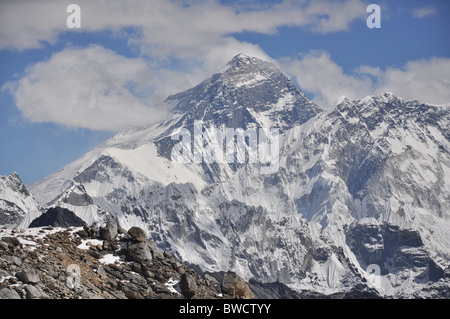 Le mont Everest et ses sœurs Banque D'Images