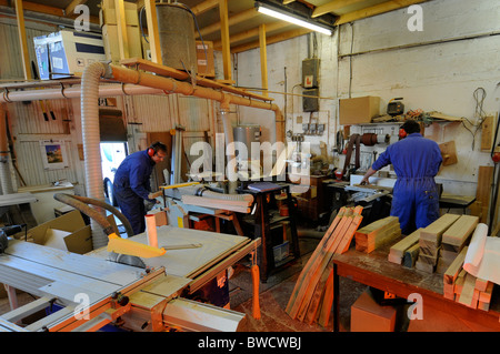 Paparwark les meubles et l'Ébénisterie atelier à Scalloway Ecosse Shetland Banque D'Images