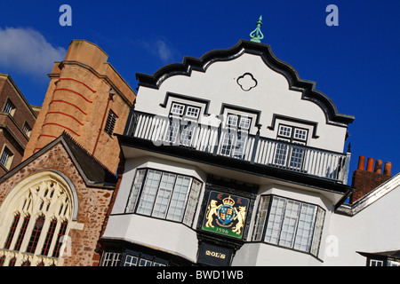 Mol's Coffee House, près de la Cathédrale, Exeter, Devon, Angleterre Banque D'Images