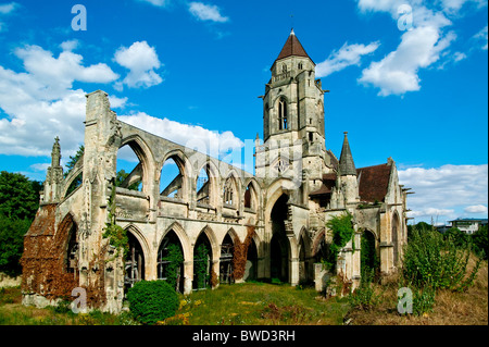 Eglise Saint Etienne Le Vieux, Caen, Calvados, Basse-Normandie, France Banque D'Images