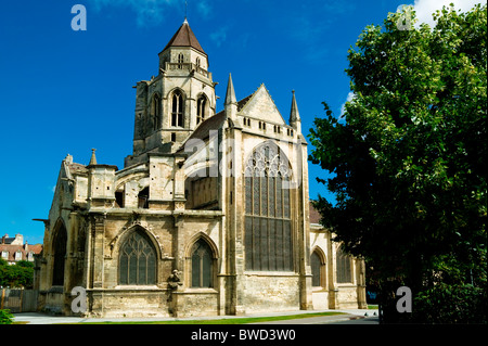 Eglise Saint Etienne Le Vieux, Caen, Calvados, Basse-Normandie, France Banque D'Images