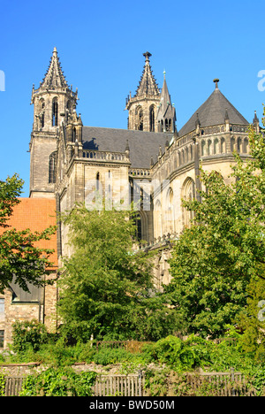 La cathédrale de Magdeburg Magdeburg Dom - 01 Banque D'Images
