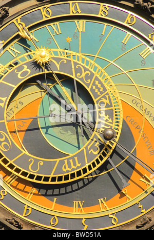 Prag Uhr - Prague tour de l'horloge 05 Banque D'Images