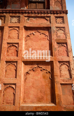 Lahor, porte de l'entrée principale au Fort Rouge. Banque D'Images