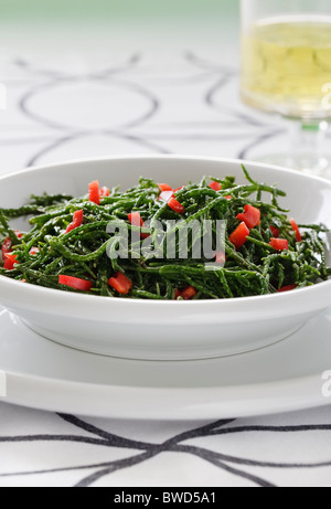 Samphire vapeur close up Banque D'Images