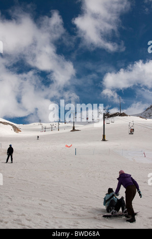 Parnassus (centre de ski Parnassos). Kelaria Banque D'Images