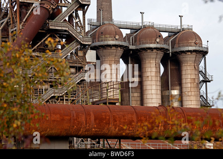 Complexe industriel abandonné Landschaftspark Duisburg-Nord en Allemagne Banque D'Images