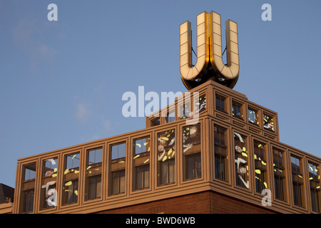 Symbole Dortmunder U , région de la Ruhr, Allemagne Banque D'Images