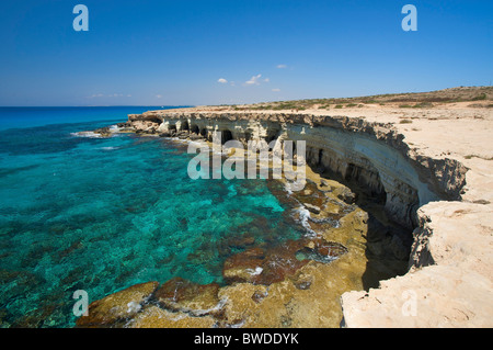 À proximité de la Côte d'Ayia Napa, République de Chypre Banque D'Images