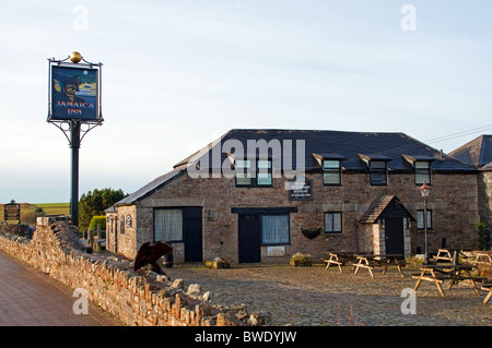 Jamaica Inn à bolventor sur Bodmin Moor en Cornouailles, Royaume-Uni Banque D'Images