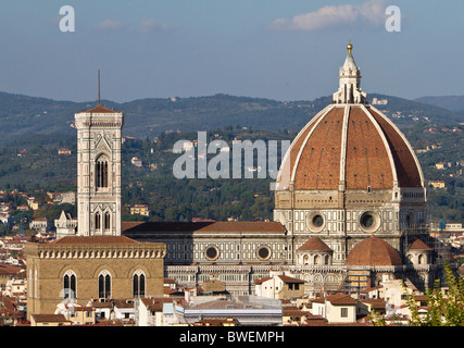 Vue sur le Duomo de Florence du jardin de Boboli Banque D'Images