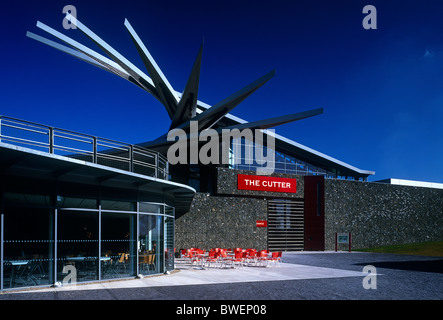 Une vue externe de "la faucheuse" au Woodhorn Colliery Museum de Washington, Northumberland Banque D'Images