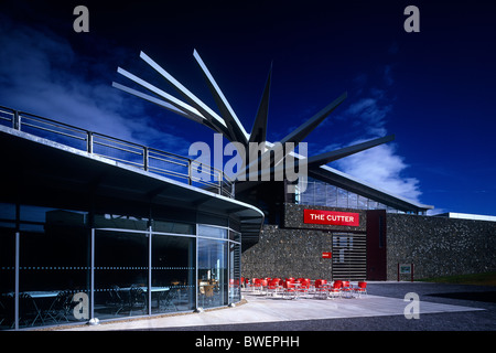 Une vue externe de "la faucheuse" au Woodhorn Colliery Museum de Washington, Northumberland Banque D'Images