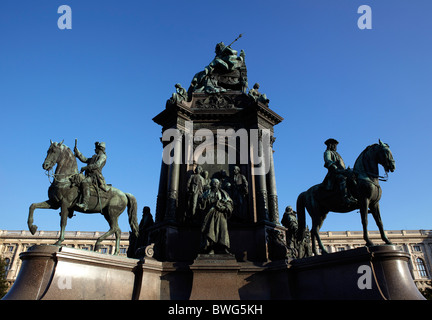 Maria Theresa Monument, Vienne, Autriche Banque D'Images