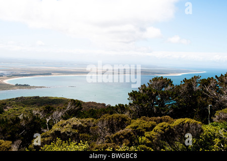 Bluff Lookout, le détroit de Foveaux, Bluff Port,Ville,Hotel, île du Sud, pointe la plus méridionale, Point, Nouvelle-Zélande Banque D'Images