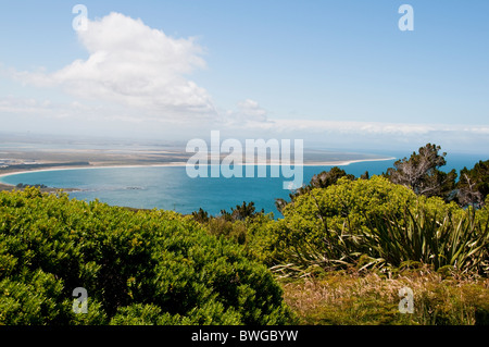 Bluff Lookout, le détroit de Foveaux, Bluff Port,Ville,Hotel, île du Sud, pointe la plus méridionale, Point, Nouvelle-Zélande Banque D'Images