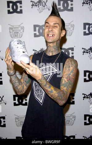 Travis Barker DC Shoes Fête de lancement Banque D'Images