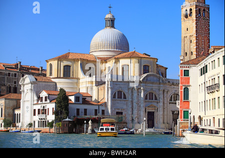 L'église de San Geremia sur le Grand Canal à Venise. Banque D'Images