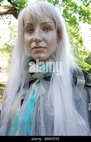 Le caractère pittoresque à l'Elf Fantasy Fair Arcen Pays-Bas Banque D'Images