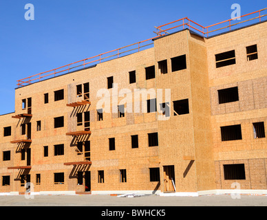 Immeuble d'appartements pour les aînés en construction Banque D'Images