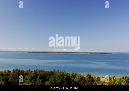 Brevort Michigan USA Amérique États-Unis Amérique États-Unis Amérique du Nord Le lac Michigan Michigan Lake Banque D'Images