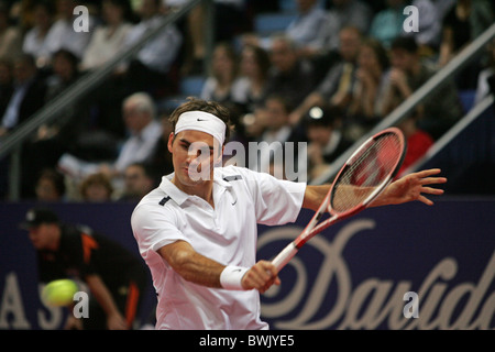 La suisse Roger Federer, joueur de tennis joueur de tennis Europe sports match tournoi de l'homme Indo Davidoff Swiss Banque D'Images