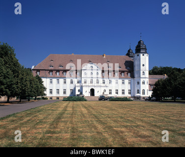 Castle Hotel Blucher castle hotel Gohren-Lebbin plaine plaine lacs de Mecklenburg Allemagne Europe Mecklenburg-W Banque D'Images