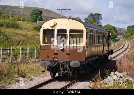 Autocoach GWR sur chariot Pontypool et Blaenavon Railway Banque D'Images