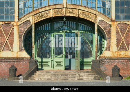 Mine Zollern Dortmund II IV Construction de machines ou d'entrée de la façade de l'industrie de l'architecture art nouveau Jugendstil Banque D'Images